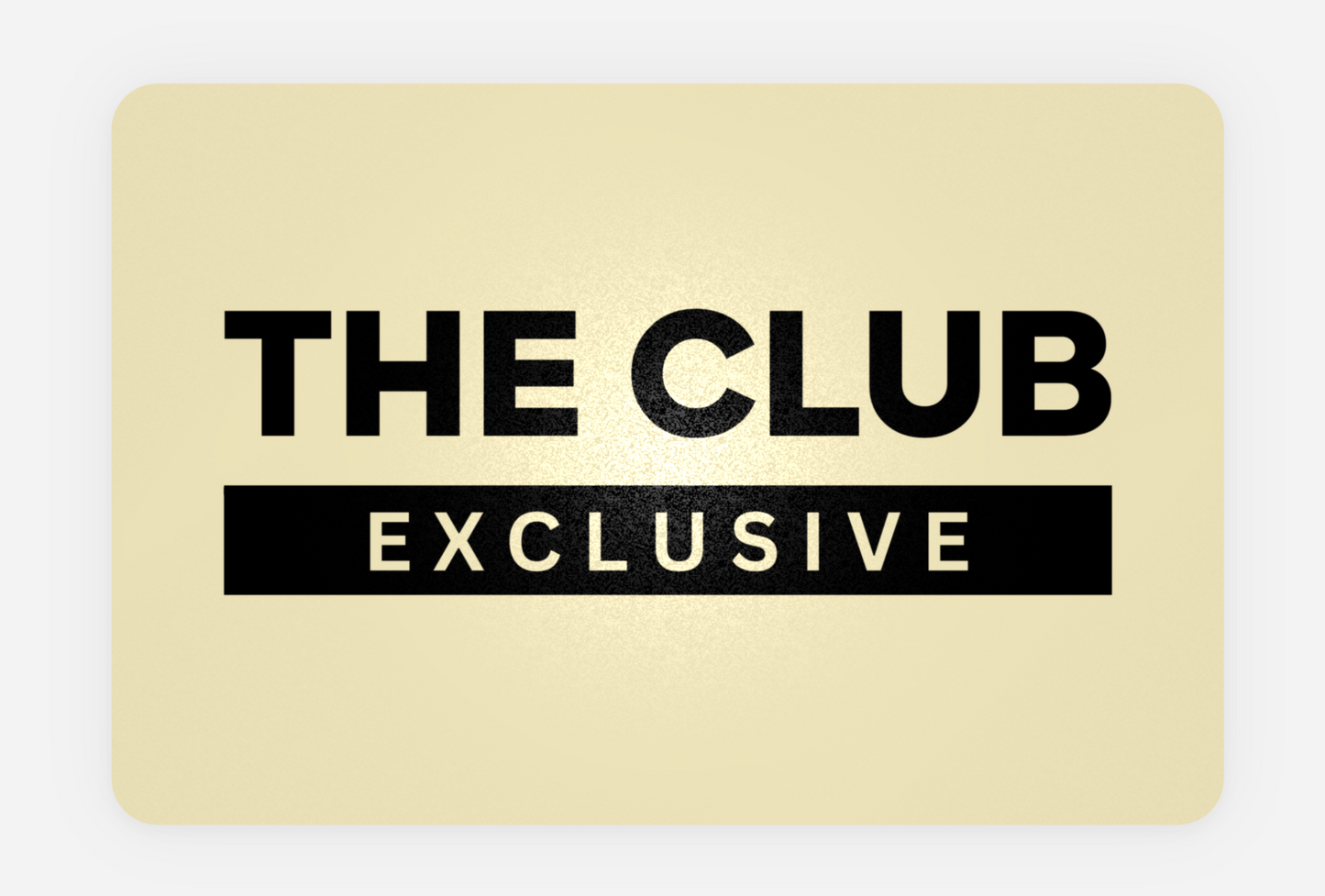 The Club Exclusive Sticker